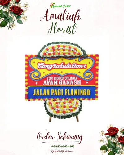 Bunga Papan Congratulation di Batu Gajah